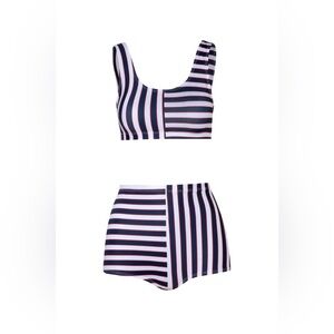VERDELIMON
Marsella Top And Jane Bottom Bikini In French Stripes